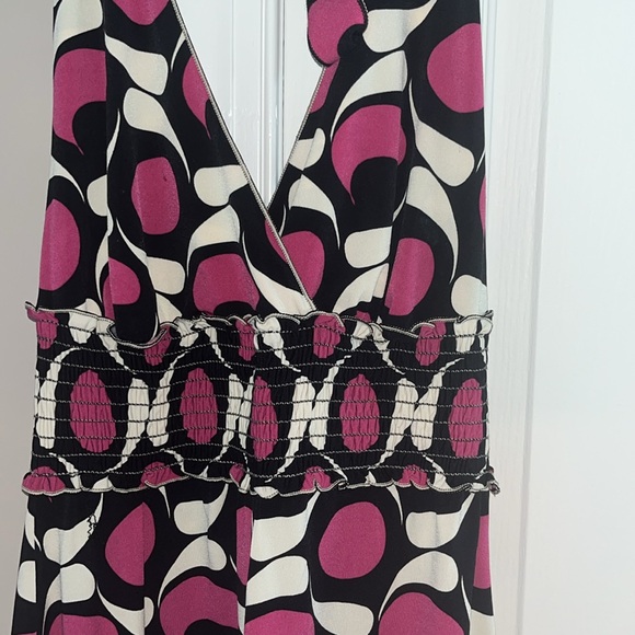 NWOT Max Studio Retro Halter Sleeveless Tank Top Sz M - Picture 2 of 7